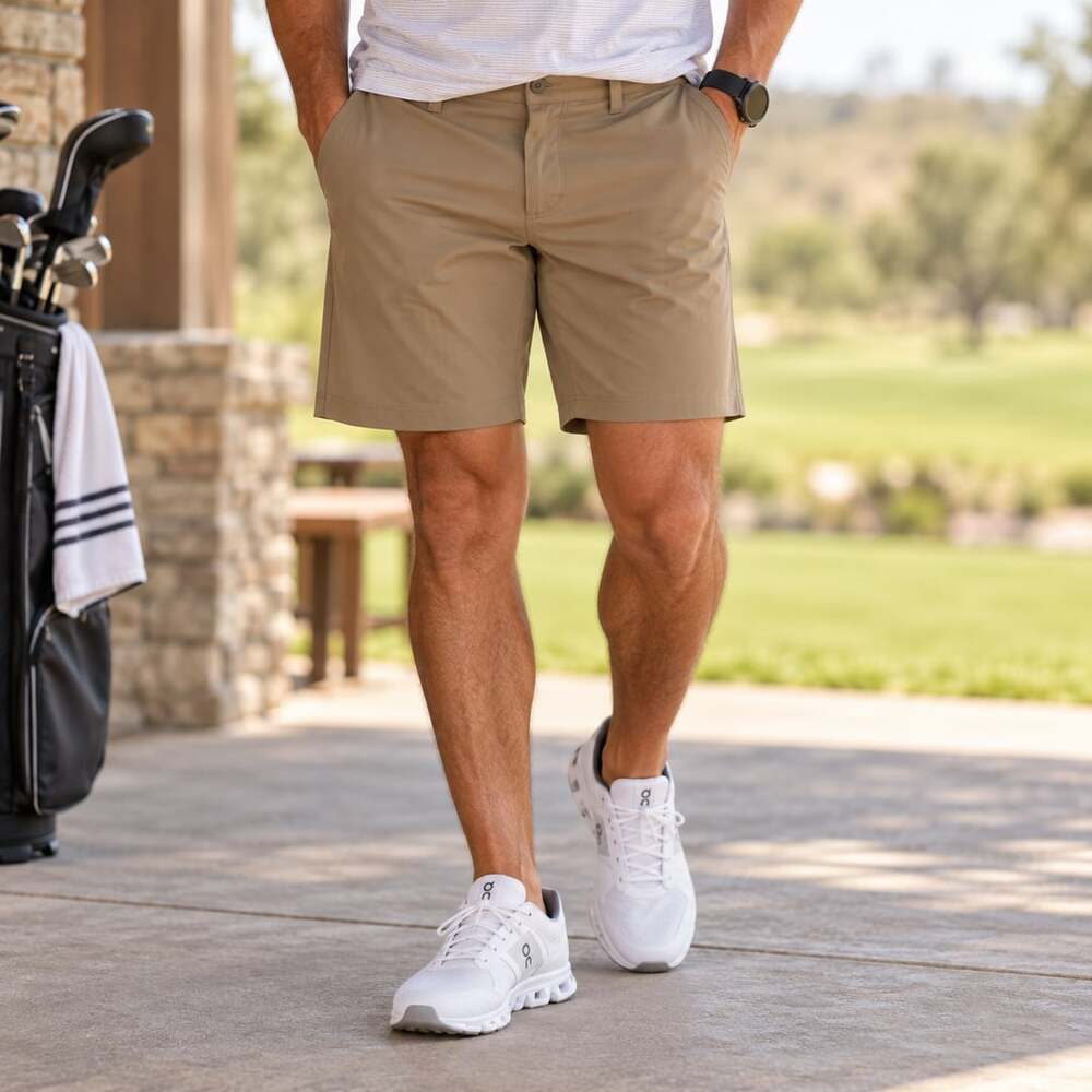 Fabletics Men's Black Athletic Golf ShortsSz 34 Preppy Golfcore‎ Summer